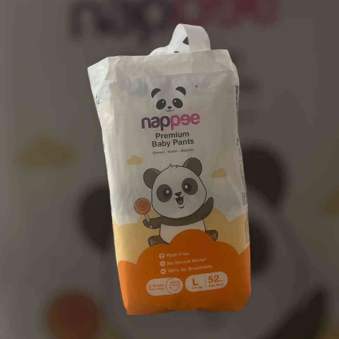 Photo 1 of 5 - ECOBABI - L Size (PANT TYPE) Organic Cotton Disposable Diapers | ECOBABI® Cotton Diapers for New Borns