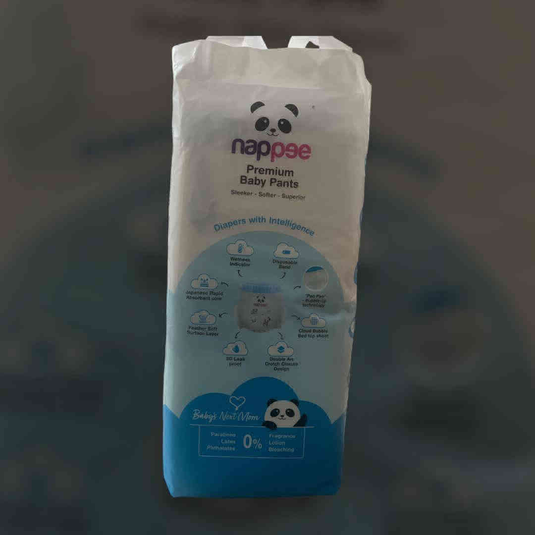 Photo 2 of 5 - ECOBABI - XL SIZE (PANT STYLE) O rganic Cotton Disposable Diapers 20PCS PACK (Upto 12-17kgs) | ECOBABI® Cotton Diapers for New Borns