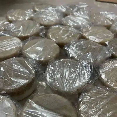 Photo 4 of 4 - Handmade Natural Soap Bars - Exfoliating and Moisturizing for Baby's Sensitive Skin (Nalangu Mavu + Coconut milk Flavour) | ECOBABI® Cotton Diapers for New Borns