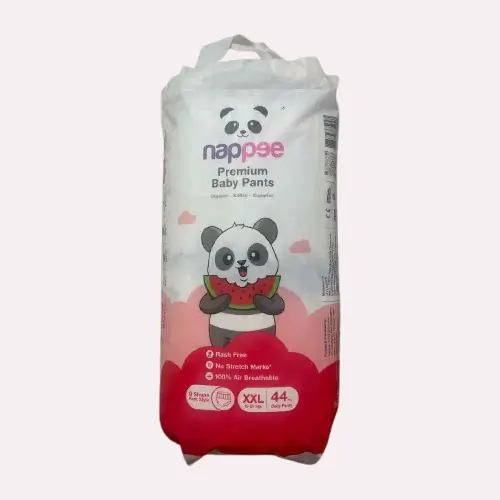 Photo 1 of 3 - ECOBABI - XXL Size (Pack of 44) Premium Cotton Disposable Diapers (PANT TYPE) - 15 to 25 Kgs | ECOBABI® Cotton Diapers for New Borns