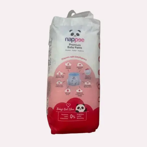 Photo 2 of 3 - ECOBABI - XXL Size (Pack of 44) Premium Cotton Disposable Diapers (PANT TYPE) - 15 to 25 Kgs | ECOBABI® Cotton Diapers for New Borns