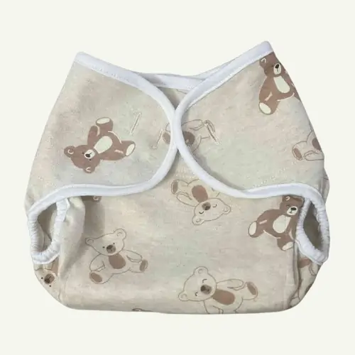 Photo 1 of 3 - ECOBABI - Cloth Reusable Diapers for Babies 6-12 months and 2 Pre-fold Inserts | ECOBABI® Cotton Diapers for New Borns